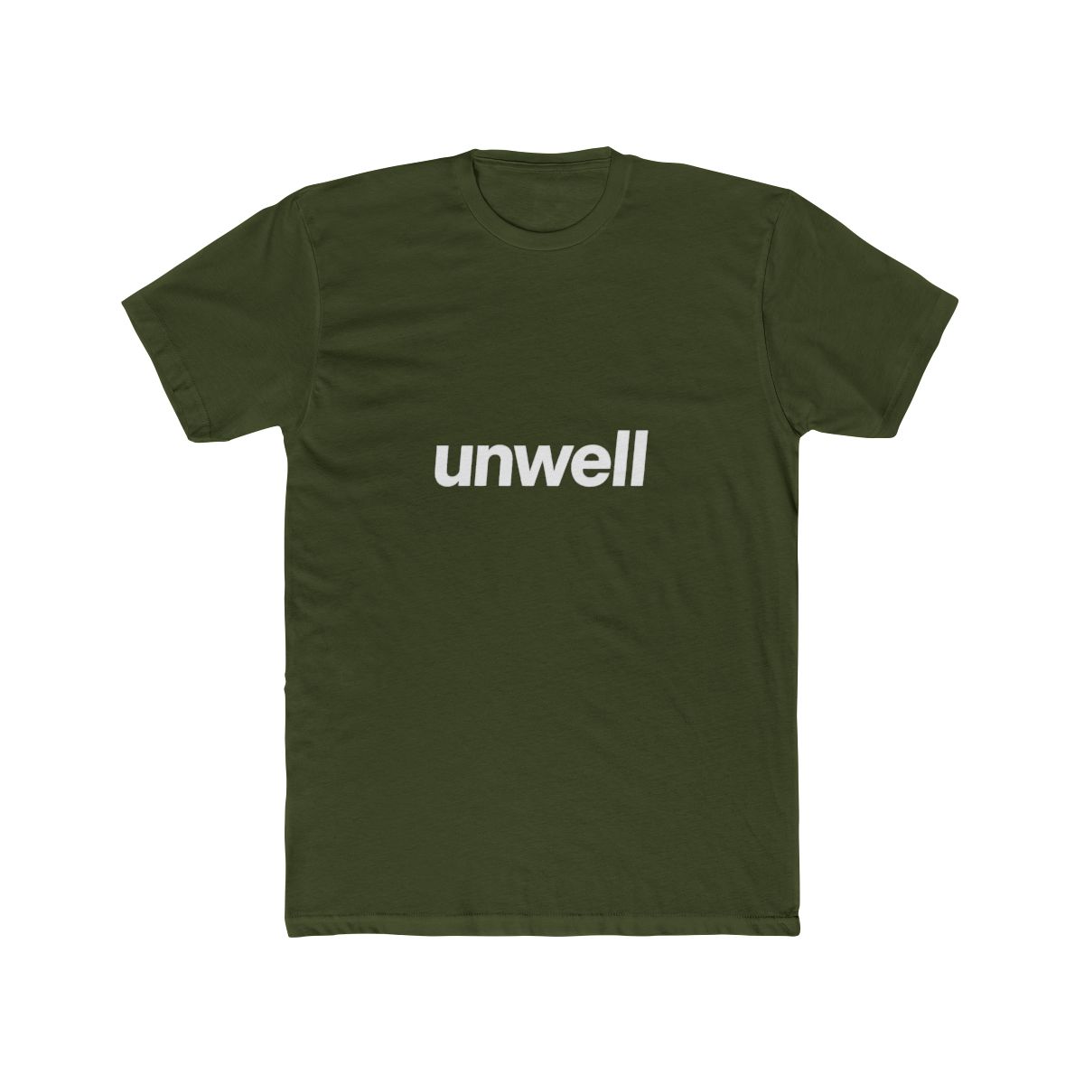 Unwell Word Made Soft Comfortable Unisex Tee - alternate angle 5, merchandise