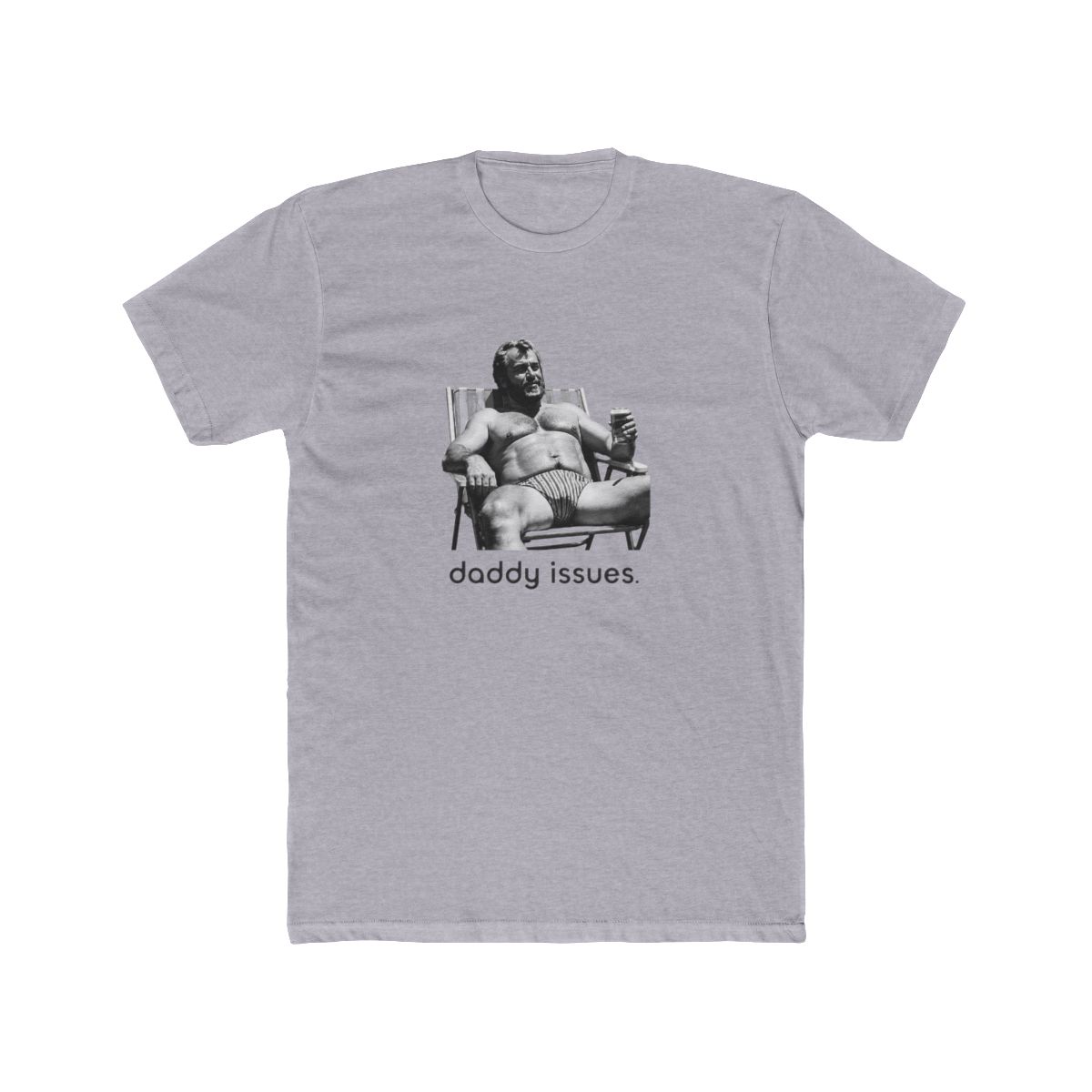 Daddy Issues Graphic Tee: Funny Gay Retro T Shirt | Call Her Daddy & Alex Cooper & Unwell - alternate angle 5, merchandise