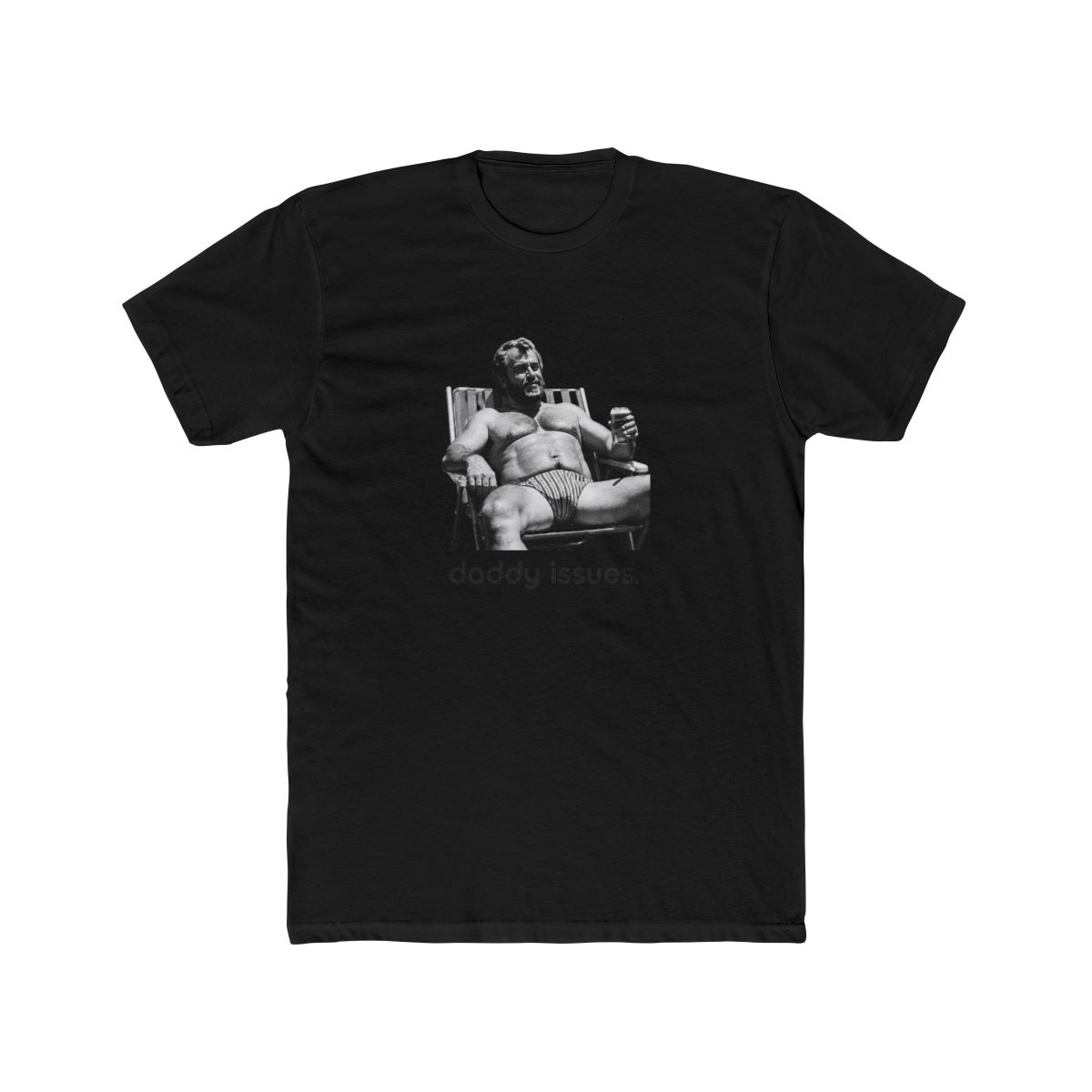 Daddy Issues Graphic Tee: Funny Gay Retro T Shirt | Call Her Daddy & Alex Cooper & Unwell - alternate angle 3, merchandise