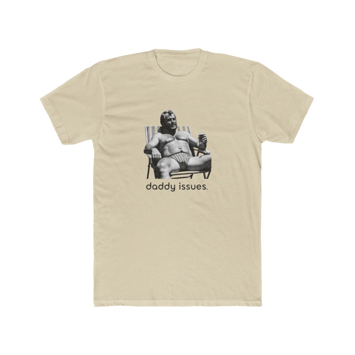 Daddy Issues Graphic Tee: Funny Gay Retro T Shirt | Call Her Daddy & Alex Cooper & Unwell - alternate angle 4, merchandise